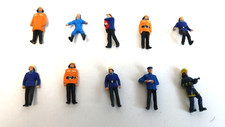 Preiser ua. - Feuerwehrmänner Sanitäter Figuren - Feuerwehr Unfall ---- COK 491