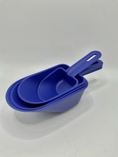 Tupperware Messhilfe Maßliebchen Messschaufel Abmessen 50 150 200 250 ml Blau