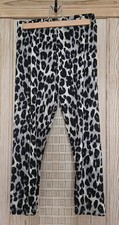 Damen Sommer Leggins Schwarz | Grau | Weiß | Leopardenlook Gr.  38 | 40 Neu