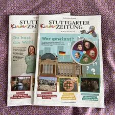 2 Ausgaben vom Januar 2025 der Stuttgarter Kinderzeitung