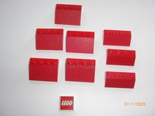 Lego (3297) 5 Dachsteine 33° 3x4x1, in rot aus 70014 7626 60004 9446
