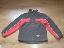 Fleecejacke khaki orange Gr. 140 von Outburst