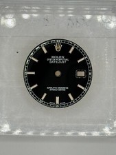 Rolex Original Zifferblatt Datejust 36 116234 Schwarz Indizies TOP