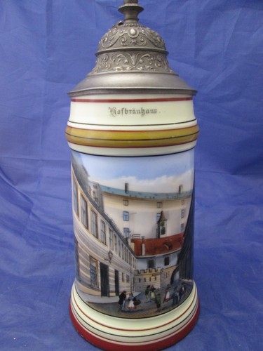 Alter bierkrug brauerei hb - ,