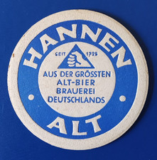 Bierdeckel Brauerei Hannen Alt