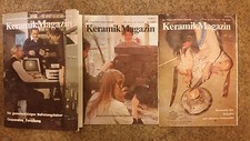 KeramikMagazin Keramik Magazin Zeitschrift Hefte Nr. 1, 3, 6 - 1984
