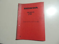 Ersatz Teile Katalog Honda CB 550 F2 Four in one Werkstatthandbuch
