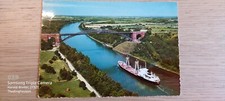 Postkarte Nord Ostsee Kanal Hochbrücke Grünenthal Albersdorf gel_