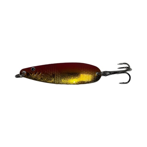Fischkopf spoon gold - gold, rot
