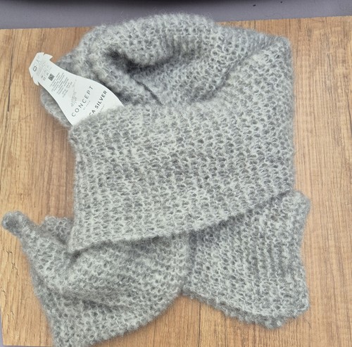 Alpaka schal handgestrickt - alpaka,