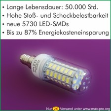 LED-Lampe E14-9W für