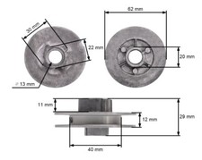 Seilzugstarter Seilzugrolle Easystarter Alu Motorsäge Scheppach,Hecht,Demon,Güde