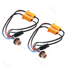 Paar 7443 LED 50W 8ohm Lastwiderstand Adapter Anti Hyper Flashing Error Canceler