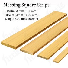 Messing Flachstange Breite