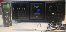 Sony CDP-CX350 Mega Storage 300 CD-Wechsler, Fernbedienung,  Und ....