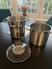 Rösle Suppentopf/Spargeltopf/Spagettitopf mit Siebeinsatz 5L Sehr G Zustand