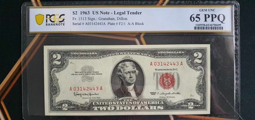1963 red seal - 2, us