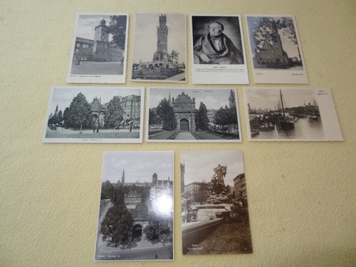 Postkarte stettin - 9x,