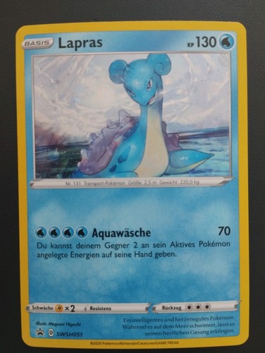 Pokémon karte lapras swsh051 - pokémon,