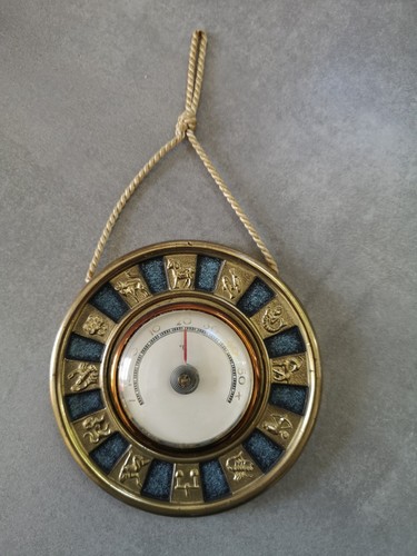 Vintage thermometer messing - vintage,