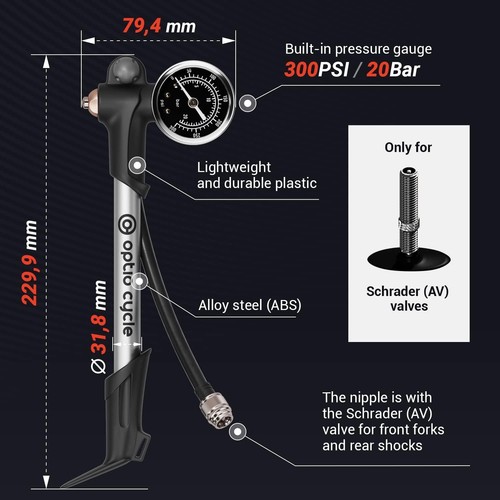 Dämpferpumpe mit manometer - mit,