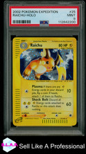 RAICHU-HOLO POKEMON EXPEDITION 2002 25 PSA 9