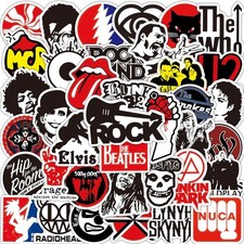 Musik Rock'n'Roll Aufkleber, , 100 Stück, Auto, Laptop, Skateboard