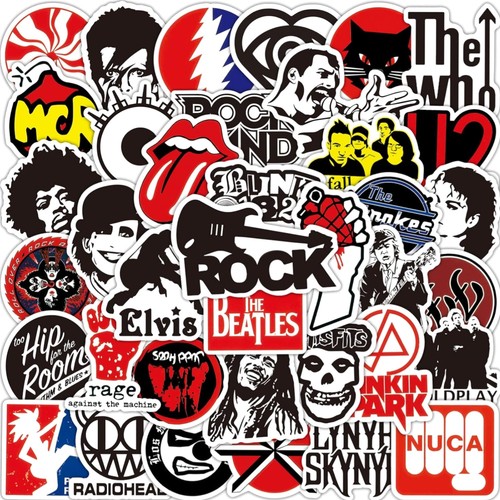 Musik rock roll - aufkleber,,