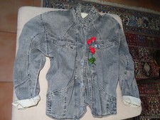 Jeans, Ensemble: Hose und Jacke Jeans, Gr. 42 bis XL, grau