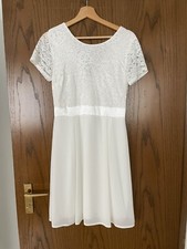 Standesamt Kleid Hochzeit weiß spitze M wal G. About you