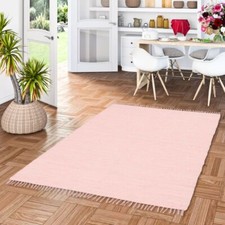Baumwolle Natur Teppich Jolly Cotton Rosa