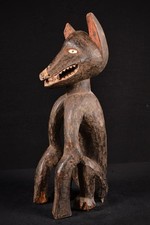 Afrikanische Alte Bakongo Hunde Figuren DR Kongo Afrique Africa 464