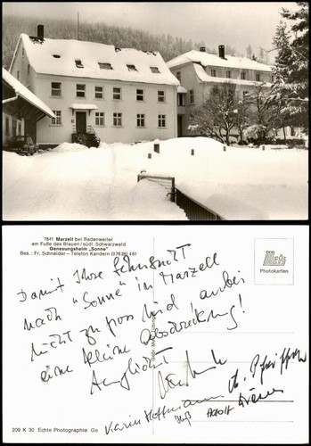 Ansichtskarte genesungsheim - ,