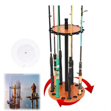 15 Angelrute Rutenständer Angelruten Stark Holz Rutenhalter Angeln Halterung Neu