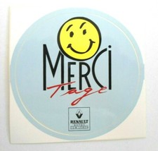 Werbe-Aufkleber Renault Autos