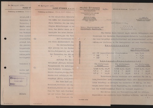 Mülheim ruhr brief 1925 - brief,