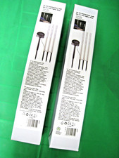 SOLARLEUCHTEN -2x -3er Set weiß Kristallkugel-Design -Solares Laden -Dämm-Sensor