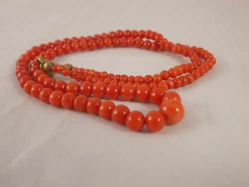 Vintage art deco korallenkette - art,