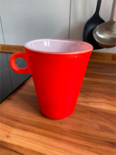 rote Zauber-Tasse mit Farbwechsel-Effekt rot/orange bei Erwärmung/Heißgetränken