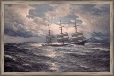 Abendstimmung auf See