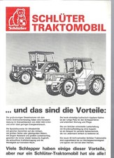 Prospekt Schlüter Compact Super Trac  950-1350-1500-1700-1900-2200  LS v. 1991
