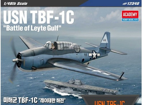 Academy 12340 usn - academy, tbf-1c