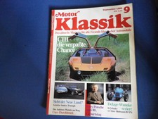 Motor Klassik Magazine 09.1989