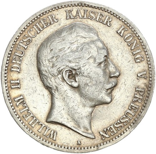Preußen wilhelm 5 mark - wilhelm,