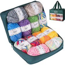Acrylgarn 12 Farben 600g