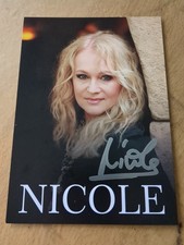 Nicole. Orginales Autogramm