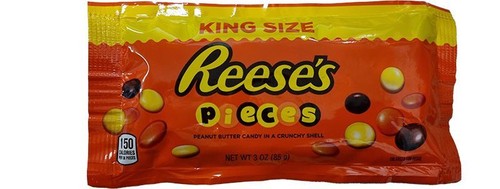 Reeses pieces king size bag - size,