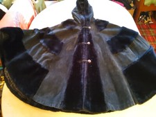 Swinger Mantel Pelz Imitat mit