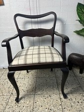 Armlehnstuhl Sessel Antik Mahagoni England ca. 1930 Schreibtischstuhl Stuhl