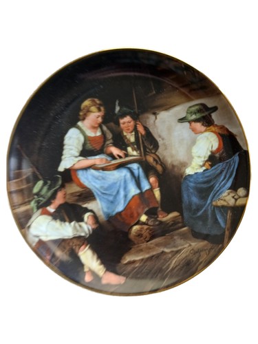 Lilien porzellan wandteller - lilien,